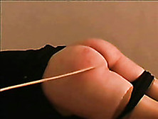 Properly Caning Big Fat Ass Of My Submissive Wifey