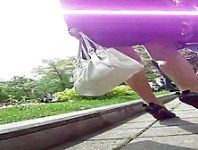 This Hot Upskirt Video Contains Classy Legs And Nice Butt