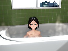 3Dcg - 風呂(The Girl In The Bathtub) Ver. 2