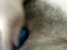 Girlfriend Using Toy On Hairy Pussy 2
