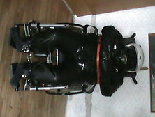Straitjacketed Slave In The Wheelchair