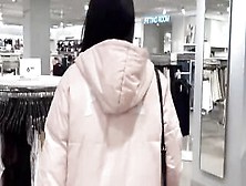 Shopping At H&m With Kaira Nisha - Fitting Room Orgasm And Outdoor Flashing