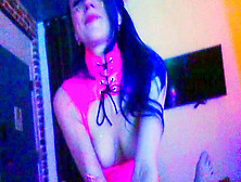 Please Daddy: After Party Bang-Out Marathon - Latex Dress,  Blue Haired Slut
