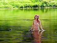 Naked Swimming In Volga-River