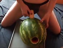 Babes Strap On Fruit Fuck.