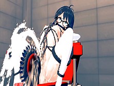 Mmd Squirting Girl With Glasses.  Restrained And Torture