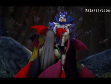 Many Darkstalkers Drain Life Force Of Dirty Wolf Hubby