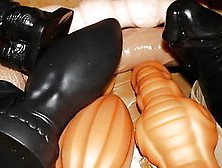 Anal Insertion Big Latex Plug 320 X110