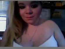 19Yo Blonde Chubby Teen Masturbates On Webcam