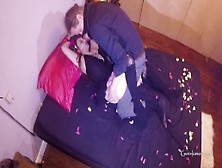 Valentine's Day Photoshoot Goes Wrong Cute Petite Girl Tricked, Cuffed&fuck
