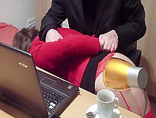 Youngster Secretary Hammered By Her Kinky Boss In Their Office P2
