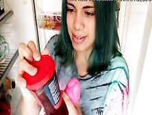 Weird Sluts Does Oral To A Sex Toy With Jam Xd