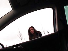Sexy And Beautiful Gina Devines Rides A Strangers Car And His Penis
