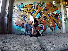 Painting Graffiti,  Fucking A Guy And Getting Cum On My Chest