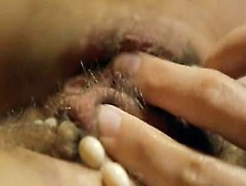 Close Ups Of Puffy Nippled Milf Masturbating Hard On A Balloon