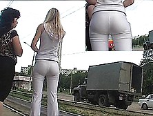 Marvelous Arse In White
