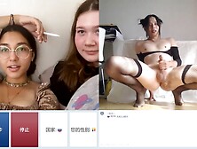 Ometv Asian Shemale Webcam Flash & Cum