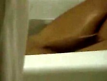 Girlfriend Caught Masturbating In Bathtub