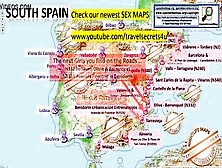 South Spain Street Prostitution Map,  Malaga,  Valencia,  Barcelona,  Benidorm,  Public,