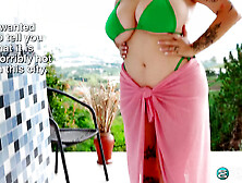 Kim Velez & Her Teeny Green Bikini