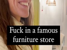 Lety Howl Is Looking For A Stranger In A Famous Furniture Store To Go Fuck Him In The Public Toilet.