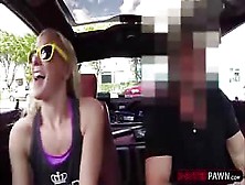 Desperate Blonde Chick Sells Her Car And Gets Hammered By Shawn