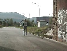Dirty Russian Slut Asks Stranger To Piss In Her Mouth