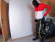How To Get In Heavy Rubber Cyborg Suit