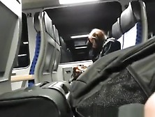 Dude Takes His Cock Out In Train And Plays