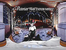 Bobbi Dylan In A Victorian Train Station Fantasy - 360 Hardcore