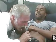 White Grandpa Gets Fucked By Ebony Thug