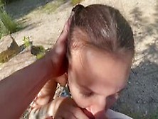 Blowjob In The Spain Forest))))