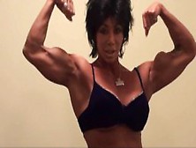 Biceps Lovers Fetish Show By Latia Del Riviero.  Smokin' Fem