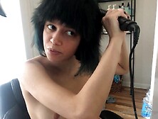 Angelica Topless Angelicaslabyrinth Hair Straightening Leaked Video 2