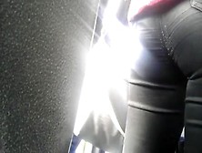 Turkish Girl's Tight Ass In Bus
