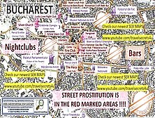 Bucharest,  Romania,  Rumänien,  Sex Map,  Street Prostitution Map,  Grind Parlours,  Brothels,  Whores,