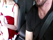 Blonde Chick Haley Reed Fucks With A Stranger Inside His Car