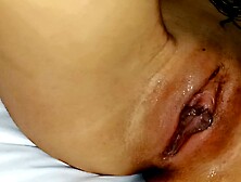 Thinyone Likes Long Pussy Eating And Fingering Today Before She's Ready For Daddy's Dick