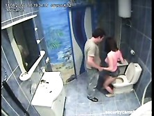 Couple Caught In Public Bathroom Pt1