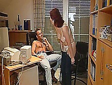 Blowjob – Busty Girlfriend Sucks And Fucks In The Office