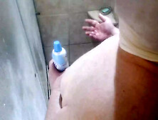Fatasssmalldick Uses Whip Cream On Himself In The Shower