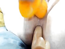 Double Stuffed,  Explosive Squirting Orgasm!!!