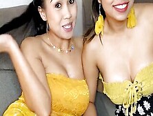 Big Boobs Thai Lesbians Lick And Toying