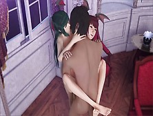 3D Hentai Anime Dangerous Housemates