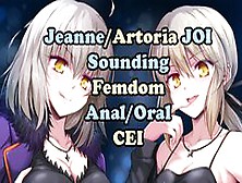 Suffering The Consequences With Jeanne/artoriaalter Part2(Fgo Hentai Joi)Femdom,  Sounding,  Assplay)