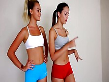Sexy Ass Workout For Two Hot Girls