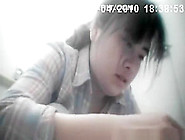 Asian Woman Spied In Public Toilet