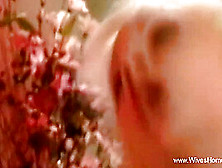 Wife Using Her Red Dildo To Climax Fingering Moment