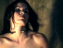Brutal Man Makes Movie Star Katrina Law Sweat Waiting For Fucking In Tv Series Spartacus Naked Sex Scenes
