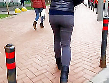 Nice Russian Ass In Black Jeans
